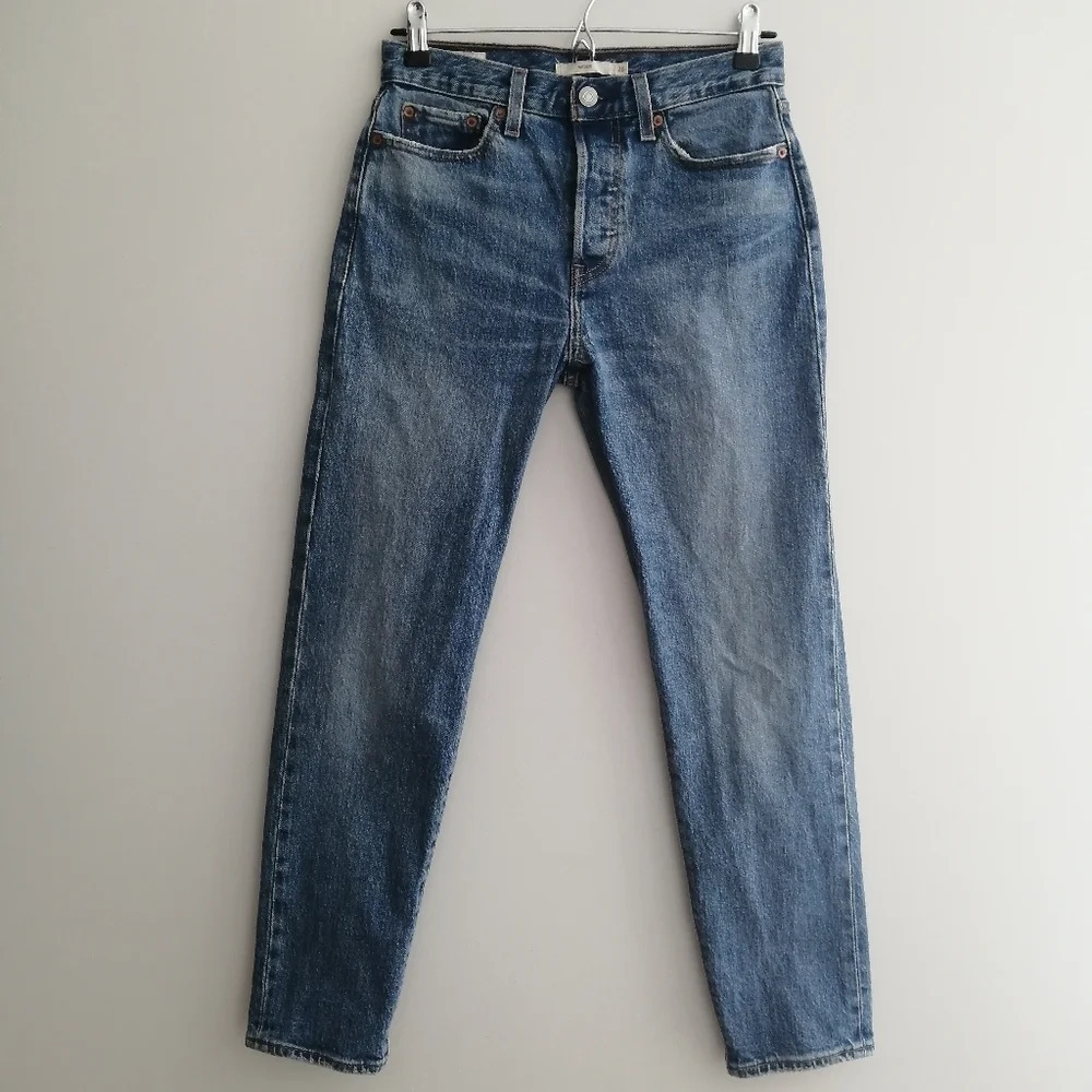 Levi's Wedgie Jeans High Rise Ankle Premium Denim Size 26